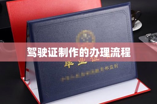 南阳驾驶证制作的办理流程