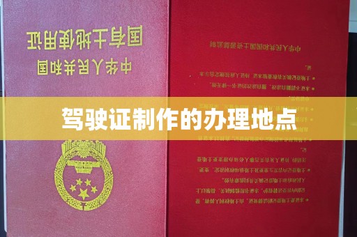 南阳驾驶证制作的办理地点