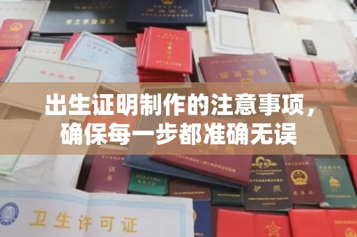 南阳出生证明制作的注意事项，确保每一步都准确无误