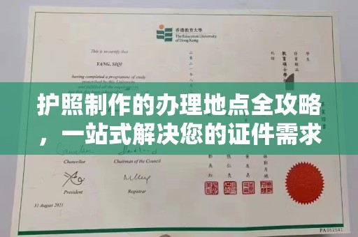 南阳护照制作的办理地点全攻略，一站式解决您的证件需求